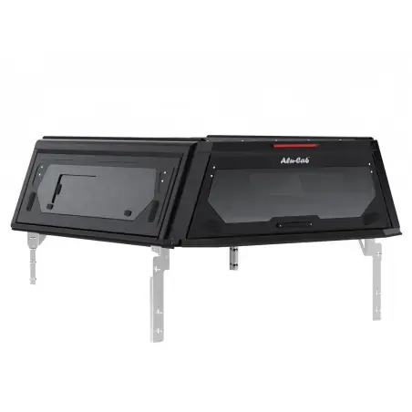 Hardtop Contour noir lisse avec fenêtre latérale Ford Ranger 2023+ Alu-Cab